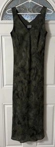 rabbit rabbit rabbit dress Sz 4 Olive Camo Wash Midi - Picture 1 of 11
