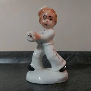 Antiker Zahnstocherhalter  weiß bemaltes Porzellan - Bild 1 von 4