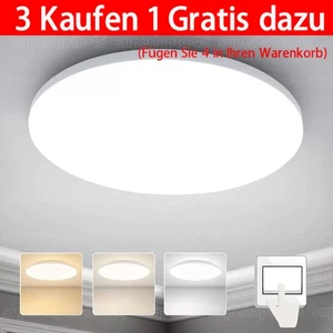 Rund LED Deckenleuchte Deckenlampe Für Flur Wohnzimmer Schlafzimmer Küche - Bild 1 von 12