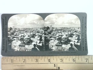Keystone Stereoview 11186 Jerusalem City of Domes Palestine 1909 3D Card - Picture 1 of 2