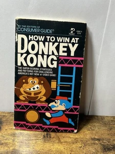 Vintage 1982 How To Win At DONKEY KONG Pocket Book Guide RARE! - Imagen 1 de 19