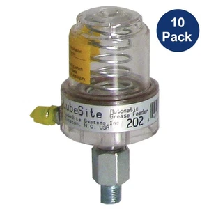 Bijur Delimon LubeSite 202 Auto Greaser (1 oz, Polycarbonate Base) [10 PACK] - Picture 1 of 1