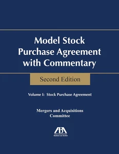 Model Stock Purchase Agreement with Commentary :2 Volume Set - Picture 1 of 12