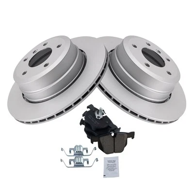 TRQ BKA24469 Disc Brake Kit For BMW 528i xDrive 2009-2010 Rear 34216763043 Foto 1 de 4