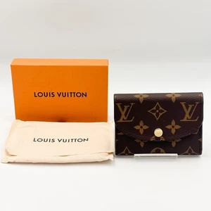 Current Model with Box Louis Vuitton Monogram Portemonnaie Rosalie Fuchsia M4193 - Picture 1 of 12