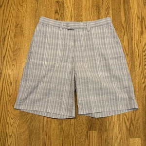 Patagonia Shorts Herren Gr. 33 Bio-Baumwollmischung kariert blau  - Bild 1 von 5