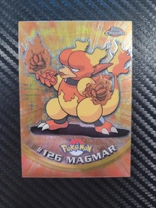 Pokemon Topps Chrome Magmar #126 TV Animation Edition Series 2 Holo Rare 2000/MP - Picture 1 of 10