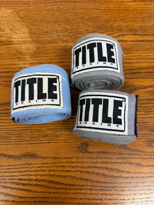 TITLE Boxing Semi-Elastic Mexican Handwraps - Image 1 of 2