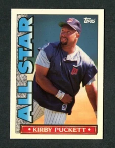 #06 Kirby Puckett Twins 1990 Topps TV GLOSSY All-Stars Box Set Baseballkarte - Bild 1 von 2
