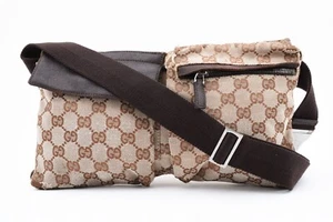 GUCCI GG Bauchtasche Hüfttasche Schultertasche Gürteltasche braun DEFEKT GENAU LESEN - Bild 1 von 15