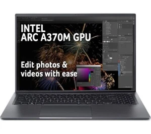 Portátil Acer Swift X 16" QHD Intel i7-1260P 16GB RAM 1TB SSD ARC A370M - Win 11 - Imagen 1 de 13