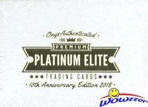 2018 Onyx Baseball Premium Platinum Elite Factory Sealed HOBBY Box-2 AUTOGRAPH - Picture 1 of 1