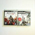 Assassin's Creed II III Bundle Lot (PS3) | Complete, Tested