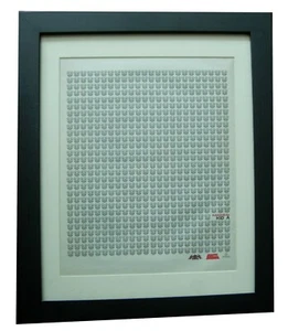RADIOHEAD+Kid A+POSTER+AD+ORIGINAL 2000+TOP QUALITY FRAMED+EXPRESS WORLD SHIP - Imagen 1 de 7