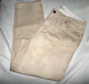 Chico's Platinum Tan Denim Crop Jeans Chico's 1,5 10-12 - Bild 1 von 6
