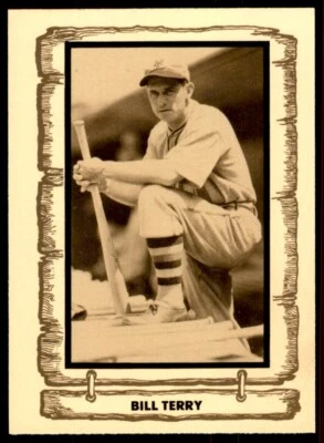 1980 CRAMER BASEBALL LEGENDS SERIES 1 #9 BILL TERRY NEW YORK GIANTS - Image 1 of 2