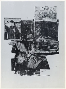Robert Rauschenberg vintage 1967 "Booster Study" Gemini G.E.L. 67-102 - Picture 1 of 2