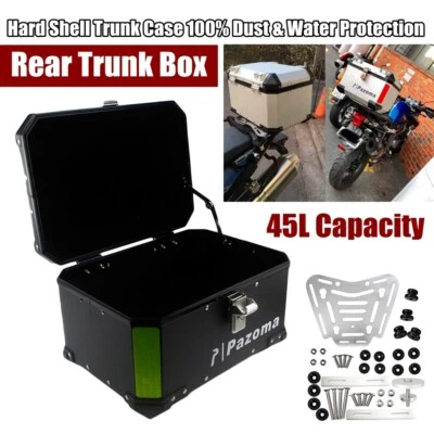 Maleta trasera de aluminio para BMW F750GS R1200GS/1250GS 45 L Foto 1 de 4