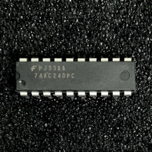 (PKG di 5) 74AC240PC Driver ottale buffer/linea, inversione, PDIP-20, Fairchild - Foto 1 di 2