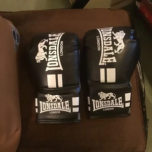 GUANTES DE AHORRO LONSDALE JUNIOR NEGROS CONTENDER CUMPLEAÑOS NAVIDAD NIÑOS - Imagen 1 de 2