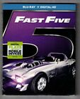 Justin Lin's FAST FIVE [Blu-ray, 2011] - NEW! - Fast and Furious - w/ SLIP