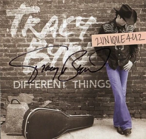 AUTOGRAPHED SIGNED CD INSERT - TRACY BYRD "Different Things" CD Cover - Picture 1 of 1