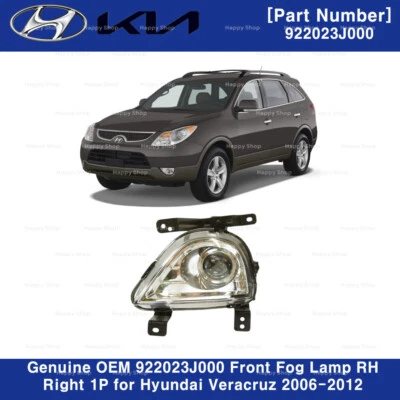 Faro antiniebla delantero derecho genuino OEM 922023J000 1P para Hyundai Veracruz 2006-2012 Foto 1 de 4
