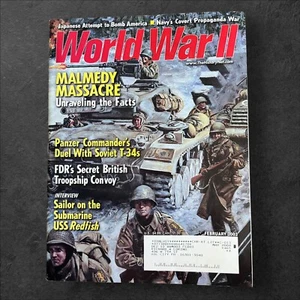 World War II Magazine February 2003 Malmerdy Massacre Soviet T-34 USS Redfish - Picture 1 of 8