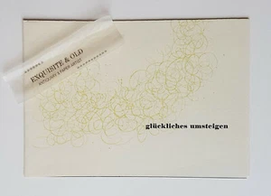 Glückliches Umsteigen Manfred Ursula Malzacher Eisenbahn Papier Ephemera Vintage - Picture 1 of 5