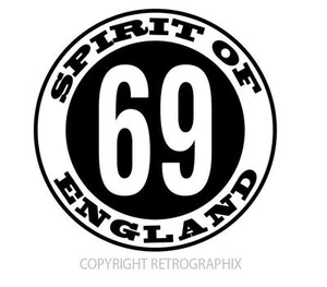Trojan Scooter Sticker Decal Spirit of 69 125mm wide Skinhead Ska - - Picture 1 of 5