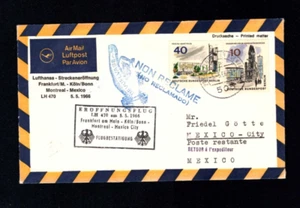 Vuelo inaugural Frankfurt - Ciudad de México 1966 (EB-8) - Imagen 1 de 2