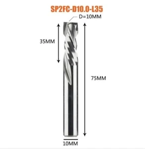 End Mill Compression Wood Cutter Bits SP2F Carbide Woodwork Tool Mills CNC Route - Picture 1 of 1