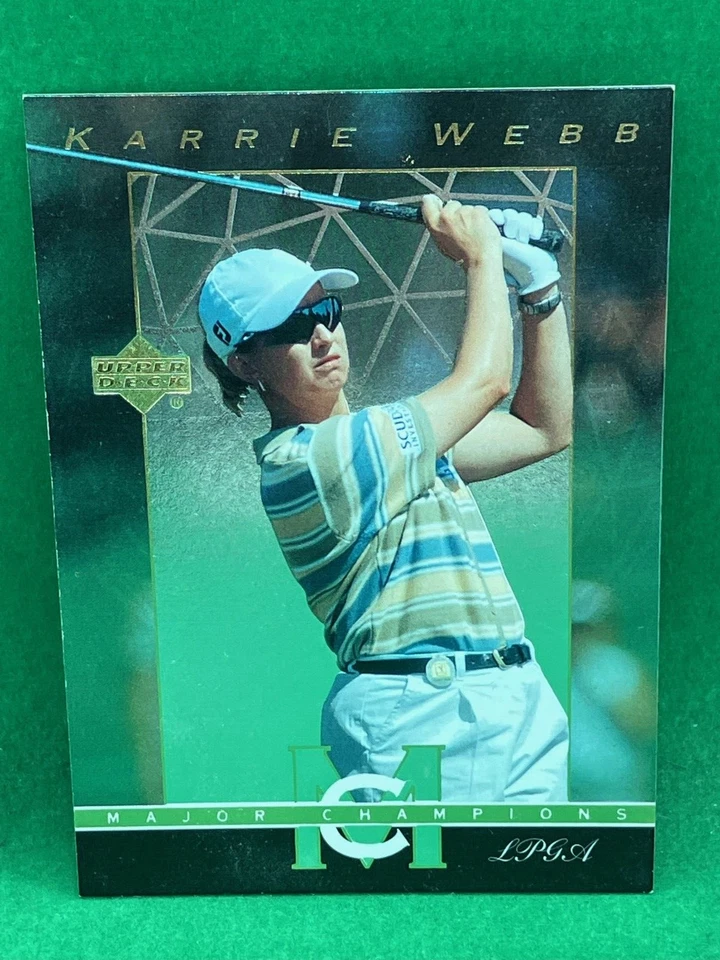 2003 Upper Deck LPGA Golf Karrie Webb MAJOR CHAMPIONS #MC-38 SUBSET Card Foto 1 de 1