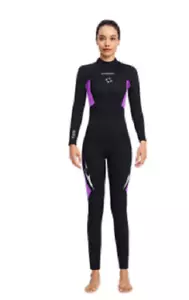 Dive & Sail Women Full Wetsuit 3mm SCR Neoprene Diving Suit Thermal Warm UPF50+ - Picture 1 of 3