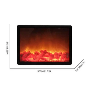 Christmas LED Flame Lamps Simulated Fireplace Light Lamps Flame Effect Light UK - Picture 1 of 9