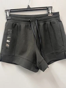 DSG Women's Black Mid-Rise Sport Fleece Shorts Size XS w/ Pockets - Picture 1 of 7