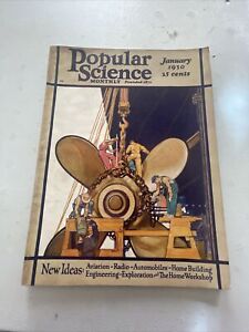 POPULAR SCIENCE MONTHLY MAGAZINE JANUARY 1930 VINTAGE TECHNOLOGY INVENTIONS NEWS