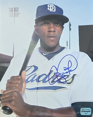 Cameron Maybin San Diego Padres Autograph Signed 8x10 Photo / AAA COA - Image 1 of 3