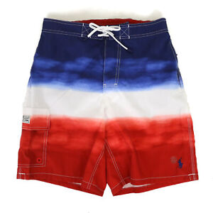 Polo Ralph Lauren Swimsuit Swim Shorts - Tie Dye Panel USA Flag colors