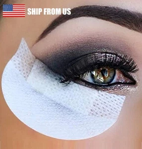 50Pcs Eyeshadow Shields Lint Free Eyeshadow Stencil Gel Pad Under Patches USA - Picture 1 of 15