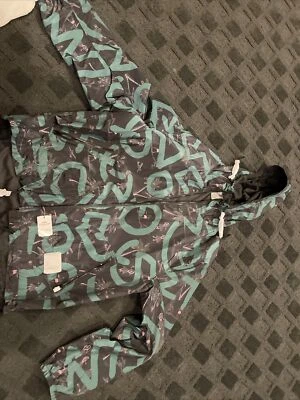 Coach Men's Hooded Windbreaker Black/ Green Reversible Jacket - Image 1 of 4