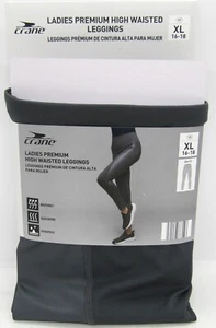 NEW! CRANE GREY HIGH WAISTED SLIM FIT PREMIUM LEGGINGS/ EXTRA LARGE - Picture 1 of 4