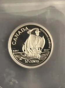 1997 🇨🇦 Canada Silver Ten Cents 10C ICG PR 69 DCAM Matthew 500th Anniversary - Picture 1 of 4