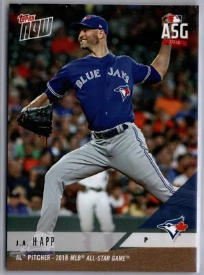 2018 Topps Now #AS-57 J.A. Happ Toronto Blue Jays - Image 1 of 2
