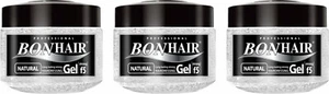 Bonhair Professional - Natural Haargel 3x500 ml