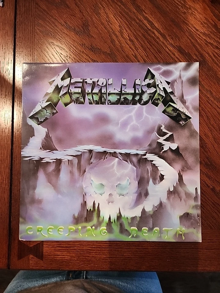 Metallica  Vinyl  Blue Creeping Death  1984 Rare - Image 1 of 4