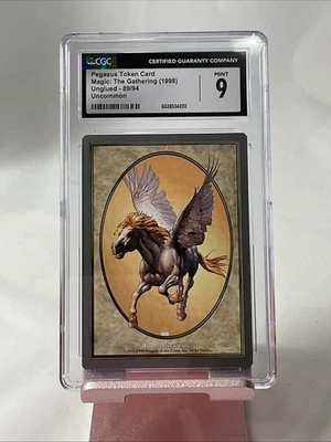CGC 9 - PEGASUS - Unglued Tokens Graded MTG Magic the Gathering Card - Image 1 of 2