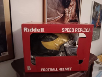 2025 Bryce Underwood Riddell autographed helmet without C.O.A. - Image 1 of 4