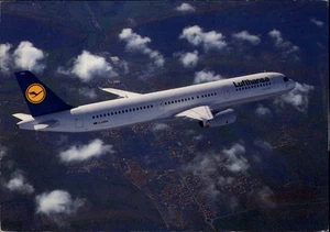 Lufthansa Airbus A321-100 Stuttgart Germany vintage postcard o239 - Picture 1 of 2