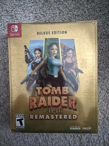 Tomb Raider I-III Remastered Deluxe Edition - Nintendo Switch - Bild 1 von 3